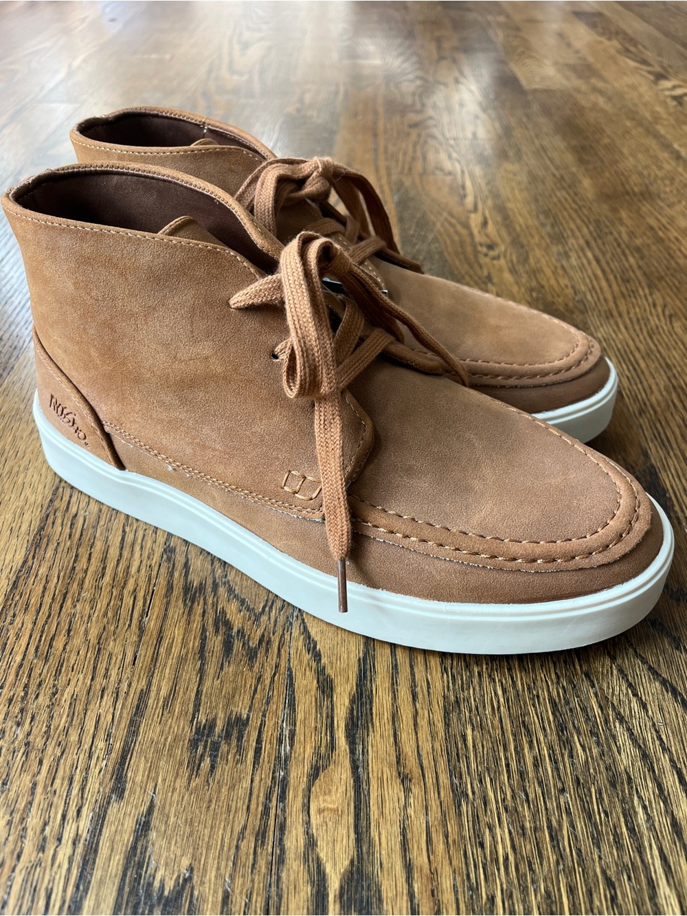 Men's Mossimo Supply Co. Faux Suede Vegan Leather Chukka Sneaker Boot in Brown